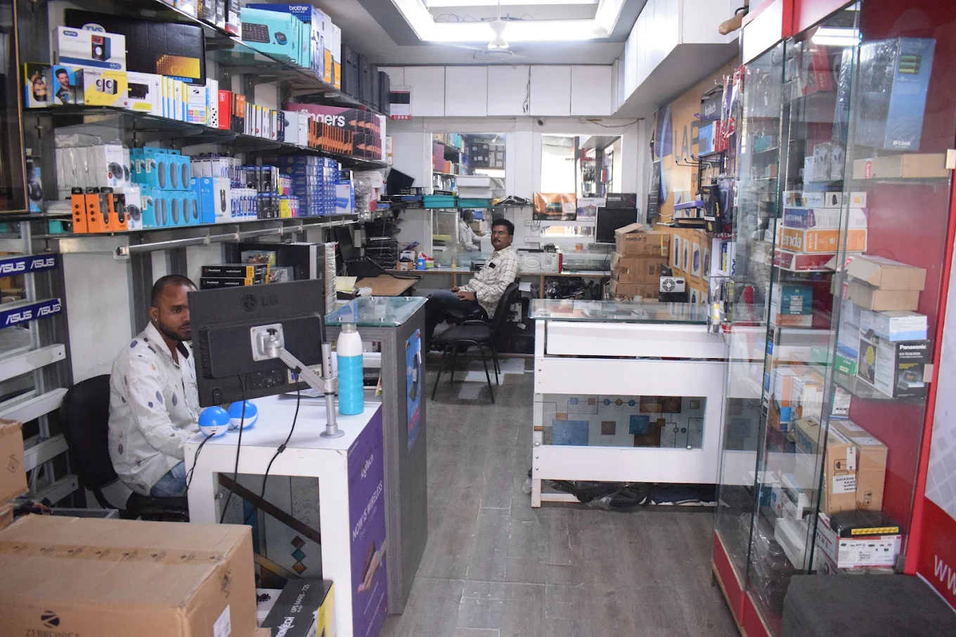 System Peripherals showroom interior
